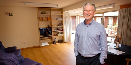 Radius Care chief Brien Cree says an audit in August put Maeroa Lodge in the
top 20 per cent of aged-care facilities in the country. Photo / Christine Cornege