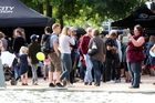 Organisers claim the Hastings City Night Market has been a roaring success. Photo / Paul Taylor Organisers claim the Hastings City Night Market has been a roaring success. Photo / Paul Taylor
