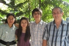 Loida and Nigel Pyle with their children Melody and David. Loida and Nigel Pyle with their children Melody and David.