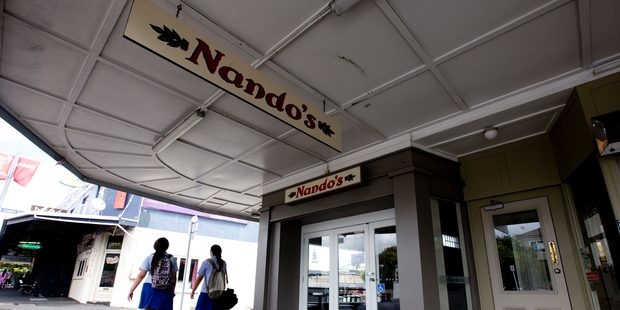 Tani Fuga's Ponsonby Nandos is now in liquidation. Photo / Dean Purcell