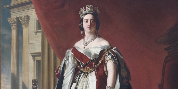 Queen Victoria's royal seal on the Treaty of Waitangi was damaged by fire in 1841 when, according to Maori claimants, English law stated any contract became void if its seal was defaced. Photo / File