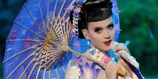Katy Perry performs at the American Music Awards at the Nokia Theatre in Los Angeles. Photo / AP