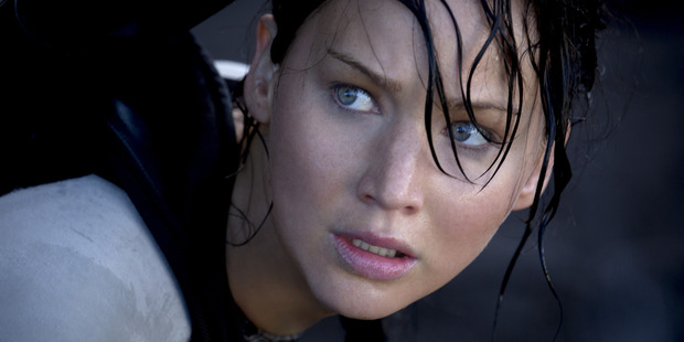 Jennifer Lawrence in The Hunger Games: Catching Fire.