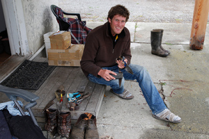 Sam Forsyth says his father forbade his sons from moving directly into farming from school. Photo / Mark Mitchell
