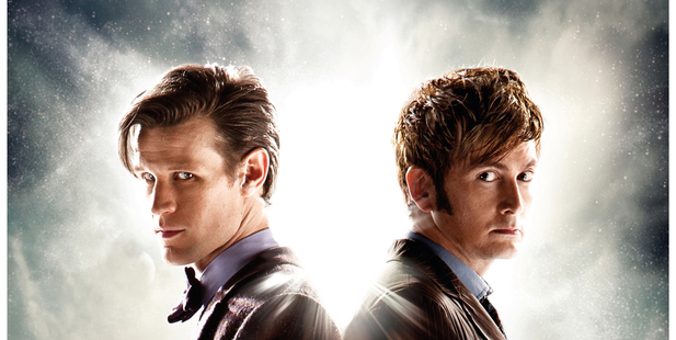 A publicity image for Doctor Who: The Day of the Doctor.