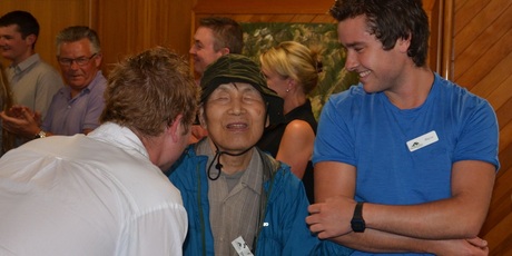 Toyo Hiko completes the Milford Track. Photo / Venetia Sherson