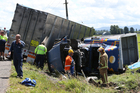 Police are warning people to pay attention on the roads ahead of the holiday season after yesterday's crash. Photo/Joel Ford. Police are warning people to pay attention on the roads ahead of the holiday season after yesterday's crash. Photo/Joel Ford.
