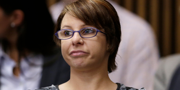 Michelle Knight sits in the courtroom during the sentencing phase for Ariel Castro. File photo / AP