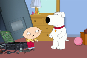 Fans are outraged after Brian (the dog) from Family Guy was killed off the show. Photo / FOX