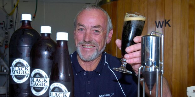 Sunshine Brewery co-founder Geoff Logan has had his quarter-century of efforts recognised. Photo / Paul Rickard