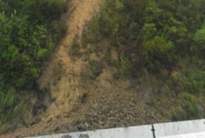 The slip on the Rimutaka Hill Road closed the road for some time.
