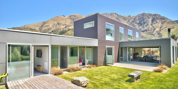 The Modern Family holiday home, cocooned in the mountains at Arthurs Point.