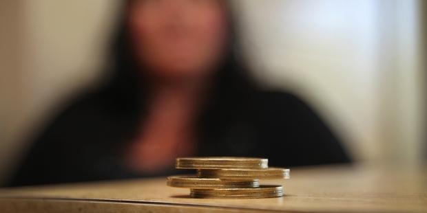 A Hawke's Bay woman (pictured) sometimes has just $8 to feed her two teenage children for a week, after being made redundant three years ago. Photo/Duncan Brown.