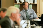 Gerry Kessels, ecology consultant, on the witness stand during the fifth day of the Ruataniwha Dam hearing. Photo/Warren Buckland. Gerry Kessels, ecology consultant, on the witness stand during the fifth day of the Ruataniwha Dam hearing. Photo/Warren Buckland.