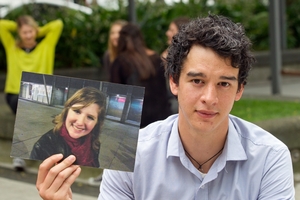 Reese McKee has a name and a photo and not much else, but he hopes to find Katie this Christmas. Photo / Mark Mitchell