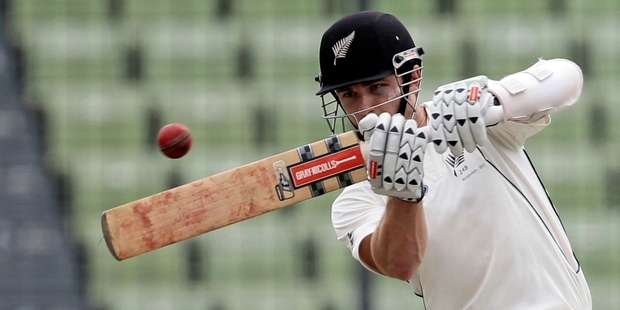 UNLUCKY BREAK: Kane Williamson's problematic thumb will keep him out of the test.PHOTO/AP