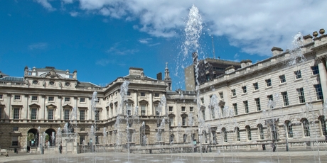 Fountains at Somerset House.