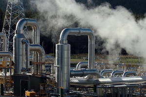 The Nga Awa Purua Geothermal Power Station owned by Mighty River Power, whose falling share price is likely to weigh on Genesis Energy. Photo / APN