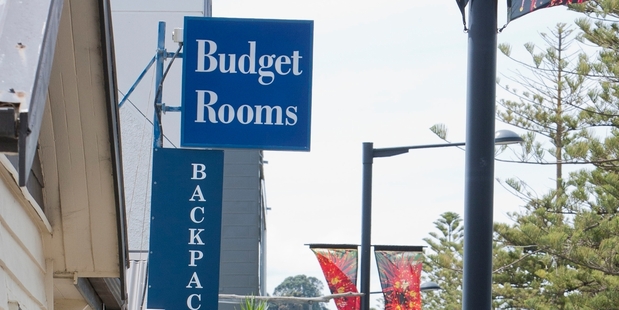 The Napier Waterfront Lodge and Backpackers on Marine Pde, where a tourist who was attacked was staying. Photo/Glenn Taylor.