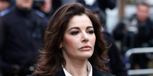 Nigella Lawson spent a day giving evidence in the trial of two former aides accused of credit card fraud. Photo / AP