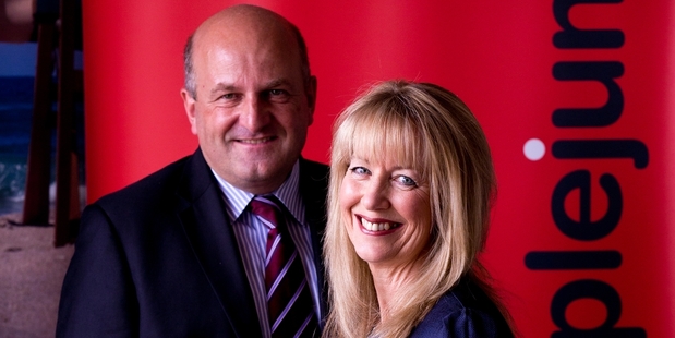 Triplejump chief executive Ian Black and founder Cecilia Farrow plan to list the firm next year. Photo / Dean Purcell