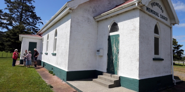 DEFIANT: A service will be held at the Ruatangata church tomorrow, despite the Methodist Church wanting to sell the building.PHOTO/JOHN STONE