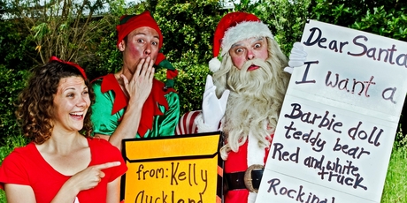 Tim Bray's Santa Claus Show will enchant the kids.