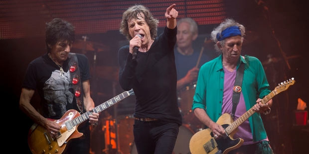 The Rolling Stones will be making their sixth visit to New Zealand in April. Photo / AP