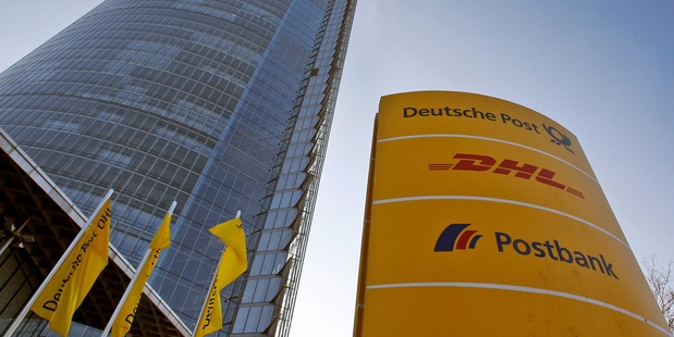German postal provider Deutsche Post listed on the sharemarket in 2000 and in 2002 achieved full control of international package and logistics company DHL. Photo / AP