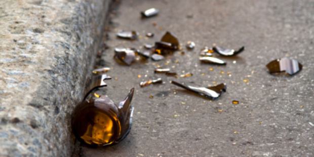 The students are believed to have been caught on security camera breaking bottles and urinating in the yard of the Crown Range holiday retreat. Photo / Thinkstock