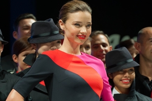 It's the Qantas flight attendant uniform... but not as we know it, Jim.