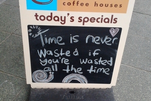 A passer-by took exception to this sign in Birkenhead.