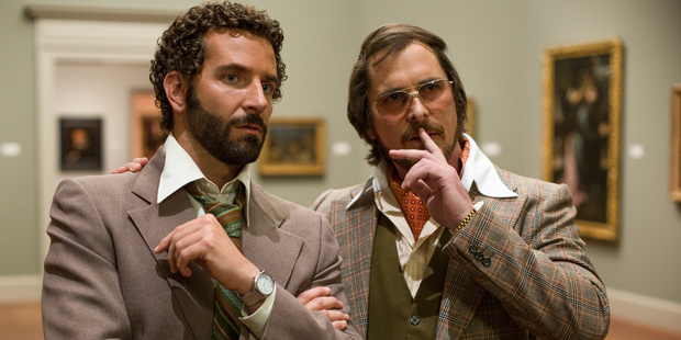 Bradley Cooper and Christian Bale in a scene from American Hustle. Photo / AP