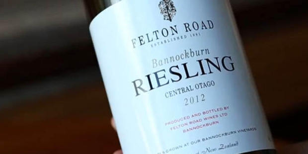 The Central Otago 2012 reisling from Felton Road.