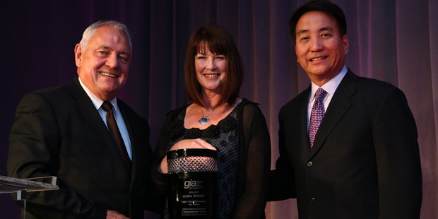Taylor Road owners, John and Anne Heng and judge at the Global Innovation Award for the World's top Homeware store held in Chicago this year.