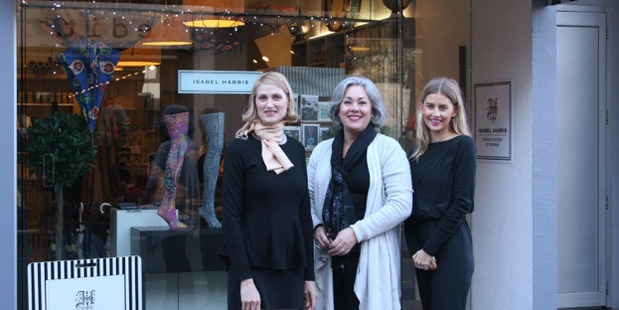 Isabel Harris's Joanna Legat with her staff.