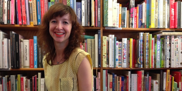 Jenna Todd, Time Out Bookstore manager in Mt Eden.
