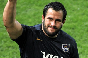 Juan Figallo is a classic Pumas prop who'll only get better. Photo / Getty Images