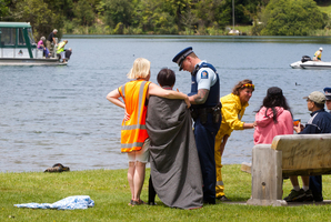 The scene of yesterday's tragedy. Photo / APN