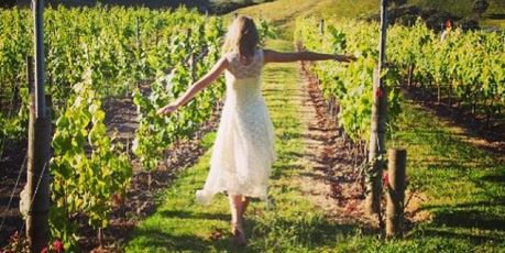 Taylor Swift on Waiheke Island.