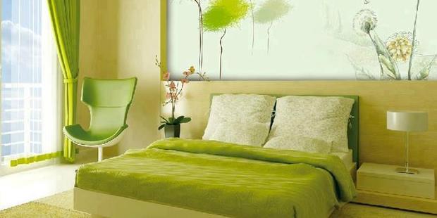 The wise use of props and accessories can bring the colour green into any environment.