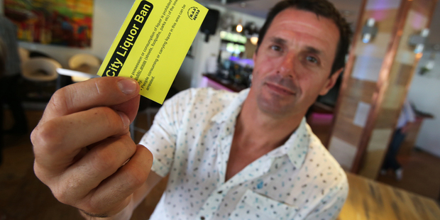 Clayton Mitchell will be giving a yellow card ban to irresponsible Xmas drinkers. Photo / Joel Ford