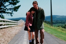 Emily Barclay and Mathew Macfadyen in 'In My Fathers Den'.
