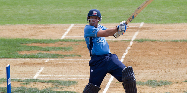 Auckland captain Gareth Hopkins is happy with T20 progress. Photo / Richard Robinson