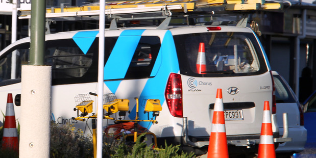 Chorus shares are down another 4.59 per cent this morning. Photo / Glenn Taylor