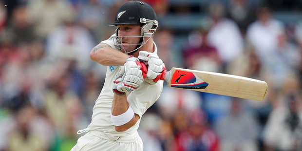 Brendon McCullum has gone 46 innings since his sixth and last test century, which was 225 against India. Photo / Getty Images