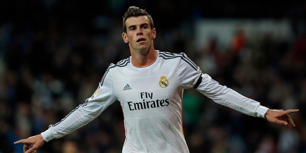 Real Madrid's Gareth Bale has been hailed as the 'Prince of Goals' by the Spanish media. Photo / AP