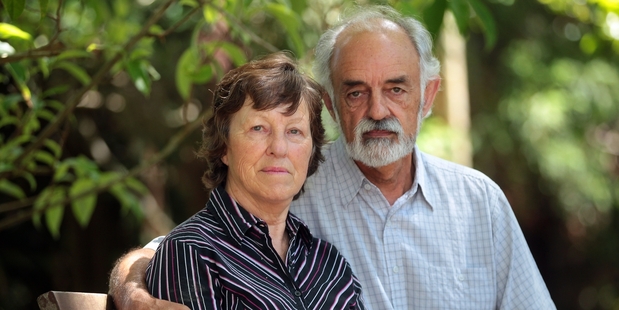 Margaret and John Jamieson say Marsh should never be released. Photo / Doug Sherring