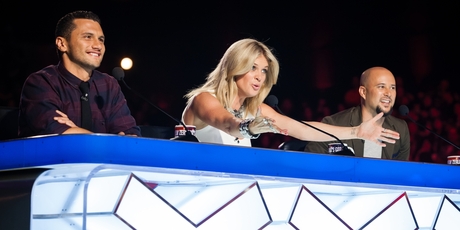 Rachel Hunter works herself into a frenzy of excitement on NZ's Got Talent.