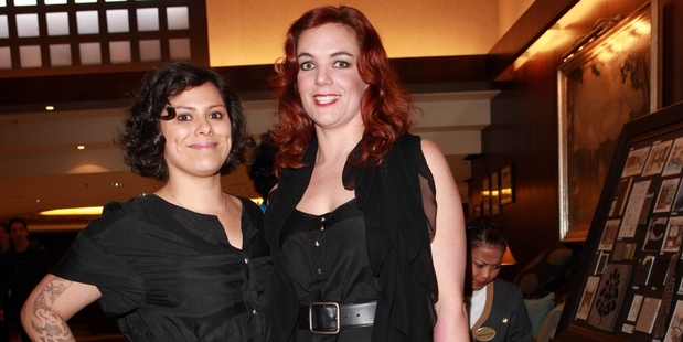 Anika Moa and Angela Fyfe are sharing the care of their two sons. Photo / Norrie Montgomery